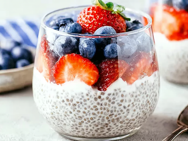 Collageen chia pudding